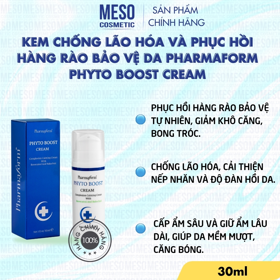 Kem Chống Lão Hóa Và Phục Hồi Hàng Rào Bảo Vệ Da Pharmaform Phyto Boost Cream